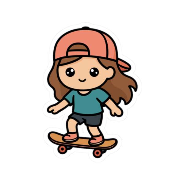 Skater Girl Sticker