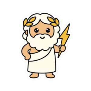 Zeus Sticker