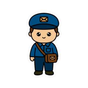 Mailman Sticker