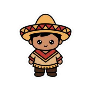Mexican Boy Sticker