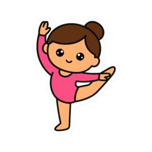 Gymnast Sticker