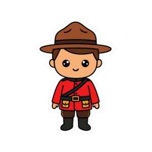 Canadian Boy Sticker