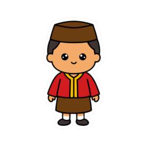 Indonesian Boy Sticker
