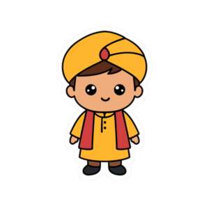 Indian Boy Sticker