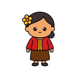Indonesian Girl Sticker
