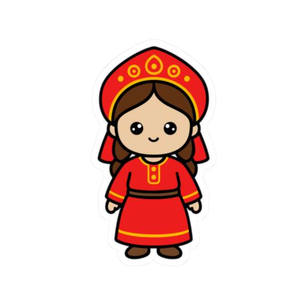 Russian Girl Sticker