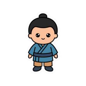 Japanese Boy Sticker