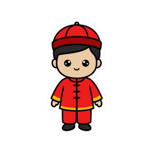 Chinese Boy Sticker