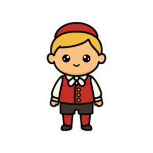 Danish Boy Sticker