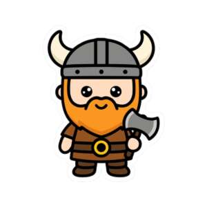 Viking Boy Sticker