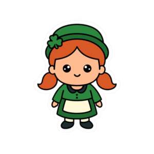 Irish Girl Sticker
