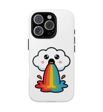 Cloud Rainbow Barf Phone Case