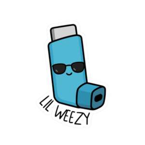 Lil Weezy Inhaler Sticker