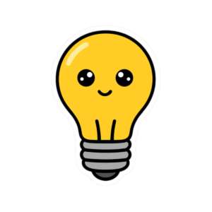 Lightbulb Sticker