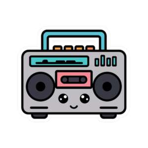 Boom Box Sticker