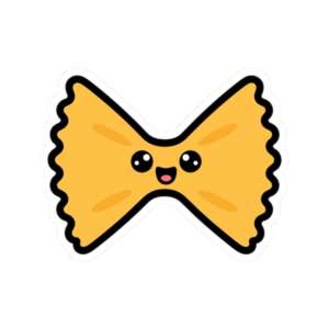 Farfalle Bowtie Pasta Sticker