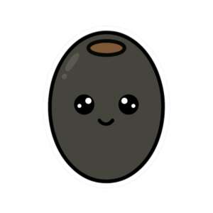 Black Olive Sticker