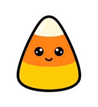 Candy Corn Sticker