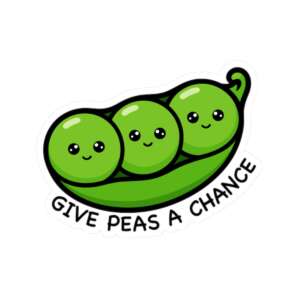 Give Peas A Chance Sticker