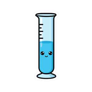 Graduated Cylinder Sticker
