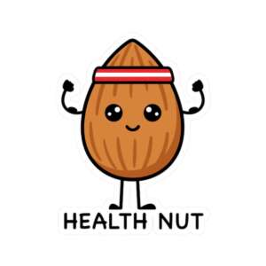 Health Nut Almond Sticker