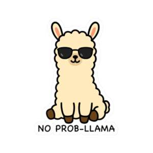 No Prob-Llama Sticker