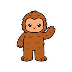 Sasquatch Big Foot Sticker
