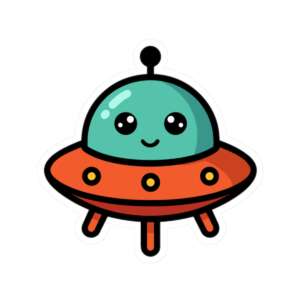 UFO Sticker