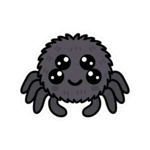 Furry Spider Sticker
