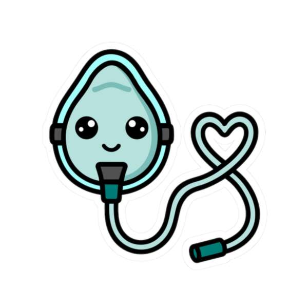 Oxygen Mask Sticker