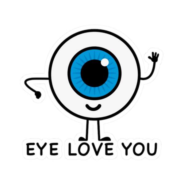 Eye Love You Eyeball Sticker