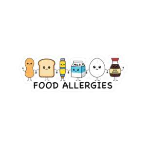 Food Allergies with Epipen Sticker