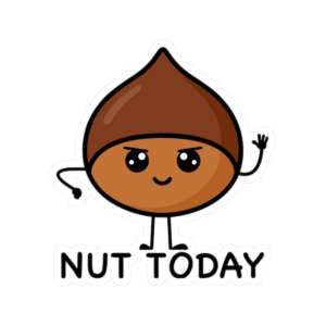 Nut Today Chestnut Sticker