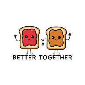 Peanut Butter & Jelly Sticker