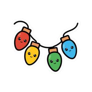 Christmas Lights Sticker