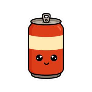 Soda Can Sticker