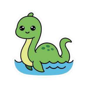 Lochness Monster Sticker