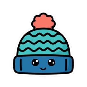 Winter Hat Sticker