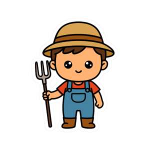 Farmer Boy Sticker