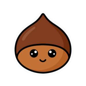 Chestnut Sticker