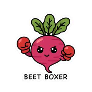 Beet Boxer Sticker