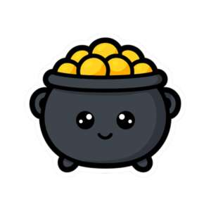 Pot of Gold Sticker