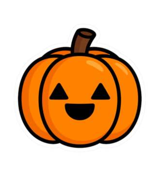 Jack O'Lantern Sticker