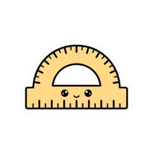 Protractor Sticker