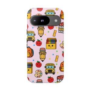 Back to School Pink Pattern Phone Case
