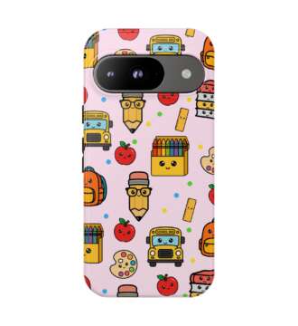 Back to School Pink Pattern Phone Case