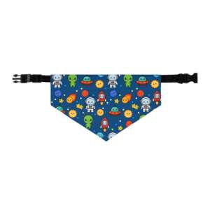 Outer Space Pet Bandana Collar