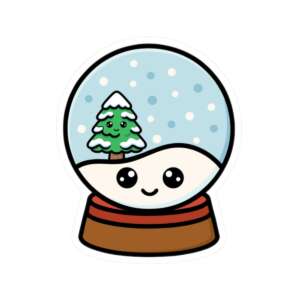 Snow Globe Sticker