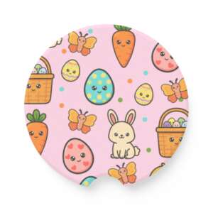 Easter Set of 2 Soapstone Car Coasters