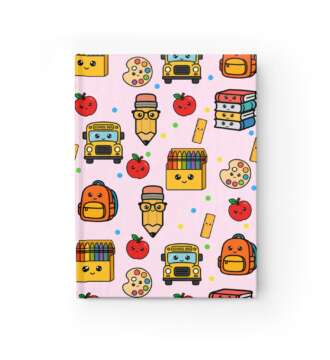 Back to School Pink Hardcover Journal
